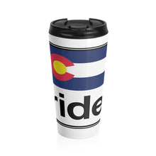 Load image into Gallery viewer, Ride Colorado Stainless Steel Travel Mug
