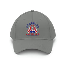 Load image into Gallery viewer, Honoring Americans Unisex Twill Hat