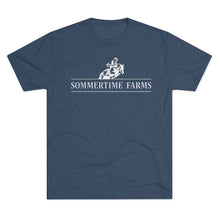 Load image into Gallery viewer, Men&#39;s Sommertime Farms Color Tri-Blend Crew Tee