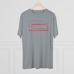 Men's  Nebraska Burn Tri-Blend T-Shirt