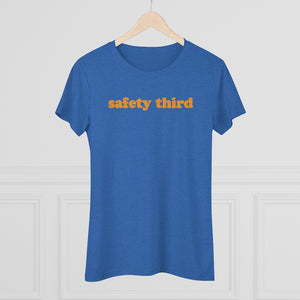 Women's Safety Third Triblend Short Sleeve Tee