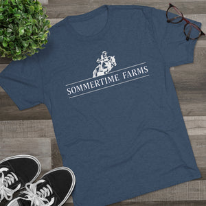 Men's Sommertime Farms Color Tri-Blend Crew Tee
