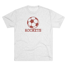 Load image into Gallery viewer, Men&#39;s Retro Rockets Soccer Tri-Blend Crew Tee