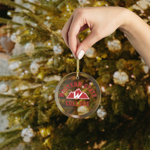 Old School Glass Ornament
