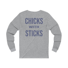 Load image into Gallery viewer, Unisex Chicks with Sticks Jersey Long Sleeve Tee
