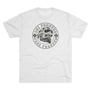 Ski Forever Free Forever Tri-Blend Crew Tee
