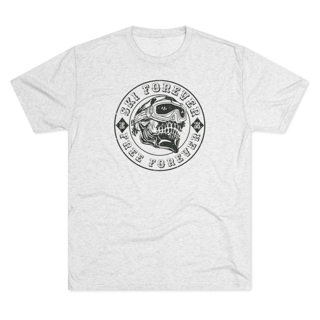 Ski Forever Free Forever Tri-Blend Crew Tee