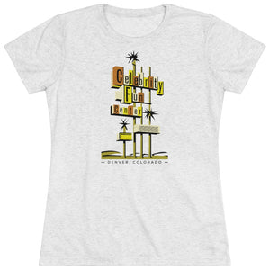 Women's Celebrity Fun Center Triblend Tee