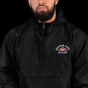 Old School Embroidered Champion Packable Jacket