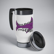 Load image into Gallery viewer, Tigersharks Stainless Steel Travel Mug with Handle, 14oz