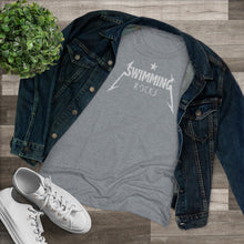 Load image into Gallery viewer, Women&#39;s Swimming Rocks Triblend Tee