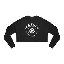 Load image into Gallery viewer, Women&#39;s Matrix Martial Arts Cropped Sweatshirt