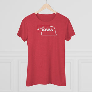 Women's Visit Iowa Triblend Tee