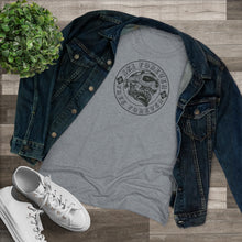 Load image into Gallery viewer, Women&#39;s Ski Forever. Free Forever. Triblend Tee