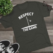 Load image into Gallery viewer, Men&#39;s Respect the Game Tri-Blend Crew Tee