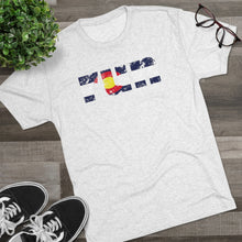 Load image into Gallery viewer, Men&#39;s Run Colorado Flag Tri-Blend Crew Tee