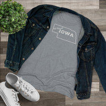 Load image into Gallery viewer, Women&#39;s Visit Iowa Triblend Tee