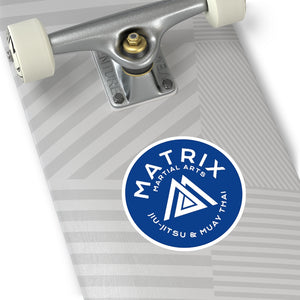 Blue Matrix Sticker