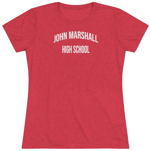 Women's Standard John Marshall High School Triblend Tee