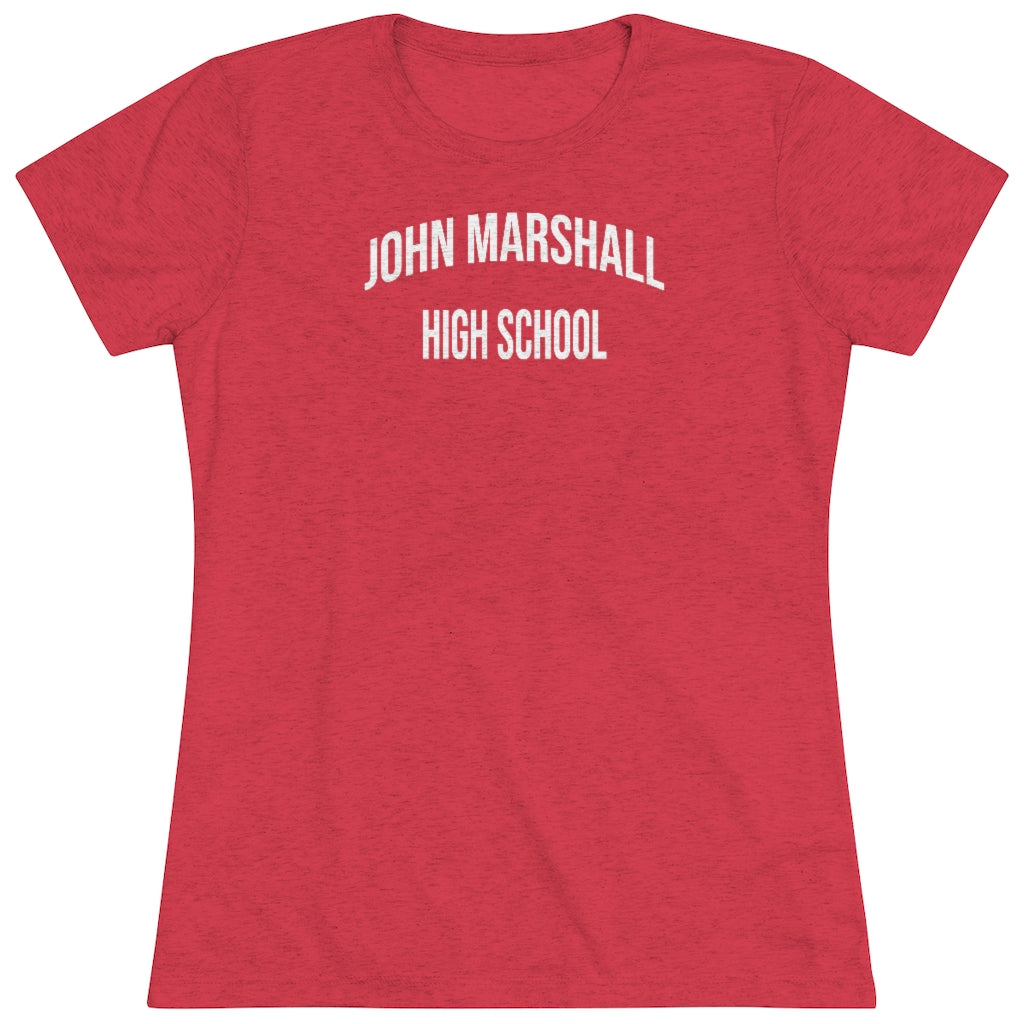Women's Standard John Marshall High School Triblend Tee