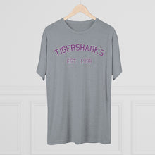 Load image into Gallery viewer, Tigersharks Old School Tri-Blend Crew Tee
