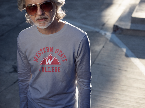 Unisex Old School W Jersey Long Sleeve Tee