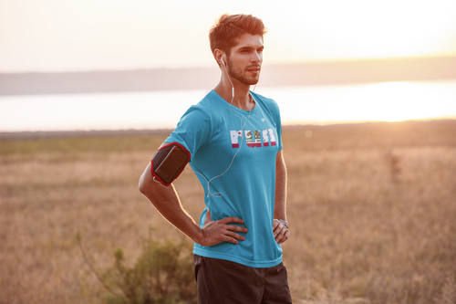 Men's Run California Tri-Blend Crew Tee