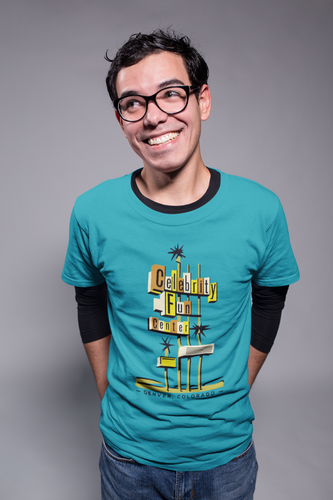 Men's Retro Celebrity Fun Center Tri-Blend Crew Tee