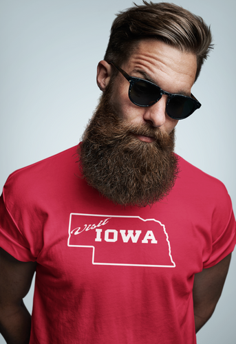 Visit Iowa Tri-Blend Crew Tee