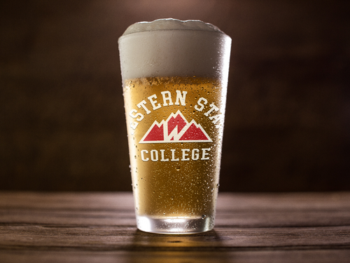 The W Old School Pint Glass, 16oz